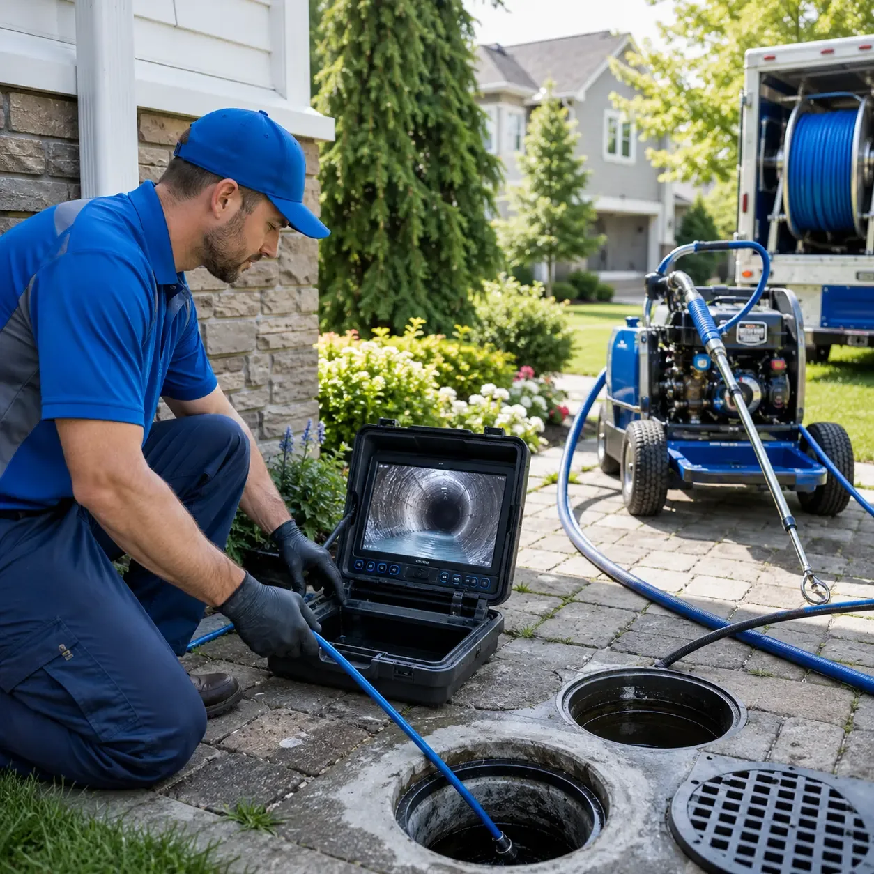 Outdoor drain cleaning professionals serving Catasauqua, PA